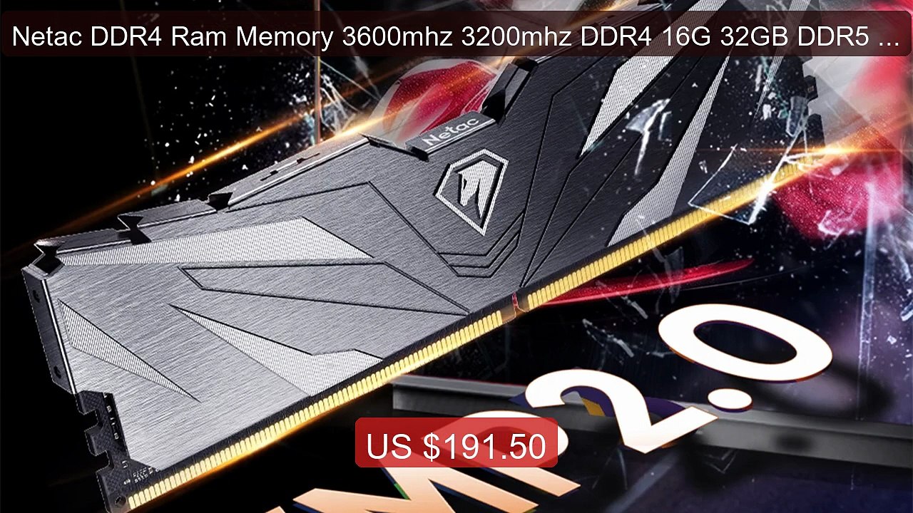 Netac DDR4 Ram Memory 3600mhz 3200mhz DDR4 16G 32GB DDR5 4800... -- Amazing Value 2026 | Must Have!
