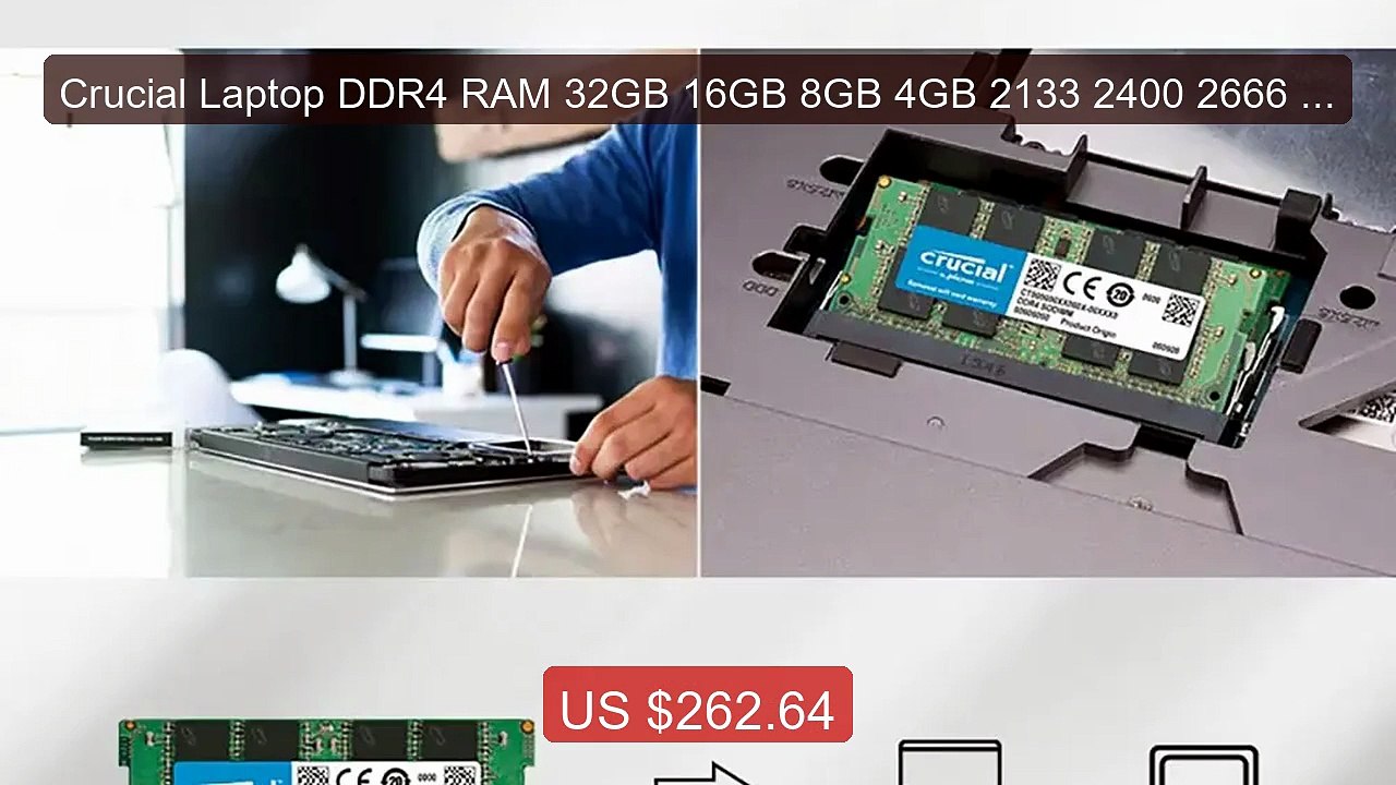 Crucial Laptop DDR4 RAM 32GB 16GB 8GB 4GB 2133 2400 2666 3200M... -- Best Buy 2026 | Great Quality!