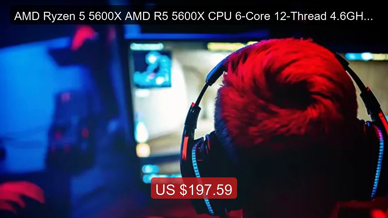 AMD Ryzen 5 5600X AMD R5 5600X CPU 6-Core 12-Thread 4.6GHz Un... -- Amazing Value 2026 | Must Have!
