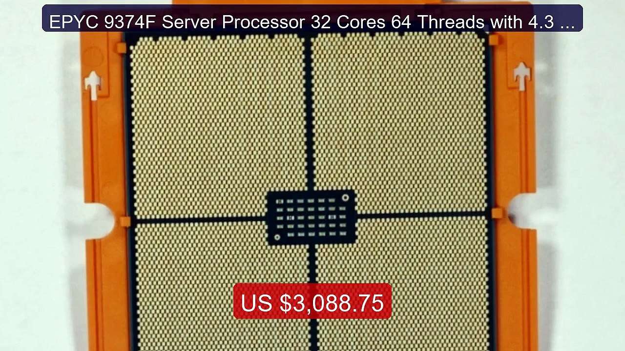 EPYC 9374F Server Processor 32 Cores 64 Threads with 4.3 GHz ... -- Amazing Value 2026 | Must Have!