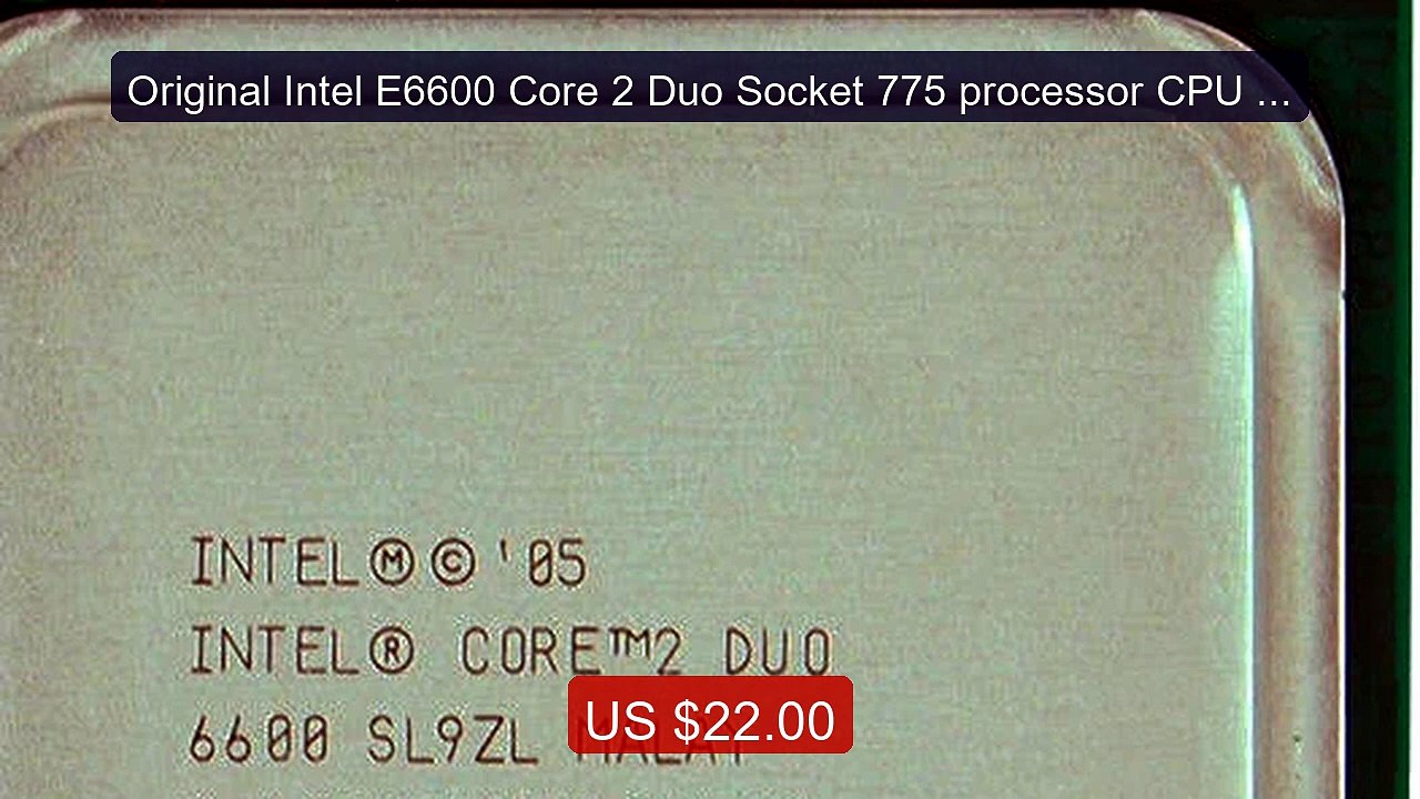 Original Intel E6600 Core 2 Duo Socket 775 processor CPU 2.40... -- Amazing Value 2026 | Must Have!