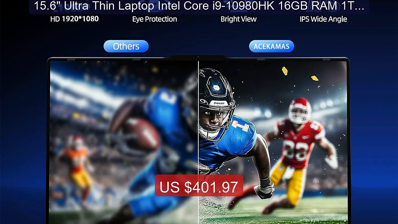15.6" Ultra Thin Laptop Intel Core i9-10980HK 16GB RAM 1TB/2T... -- Amazing Value 2026 | Must Have!