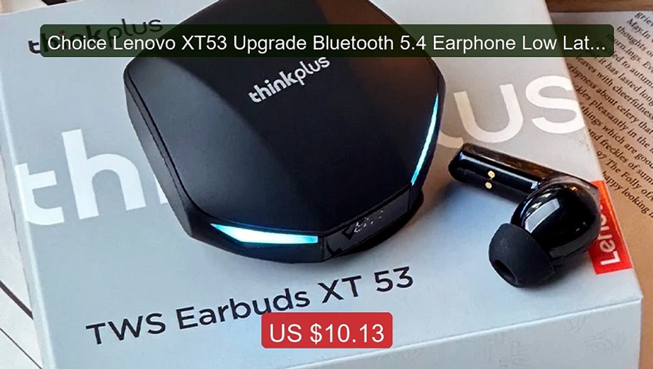 Choice Lenovo XT53 Upgrade Bluetooth 5.4 Earpho...