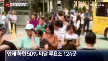 [단독]전국 124곳 투표소에 용지 50% 미달