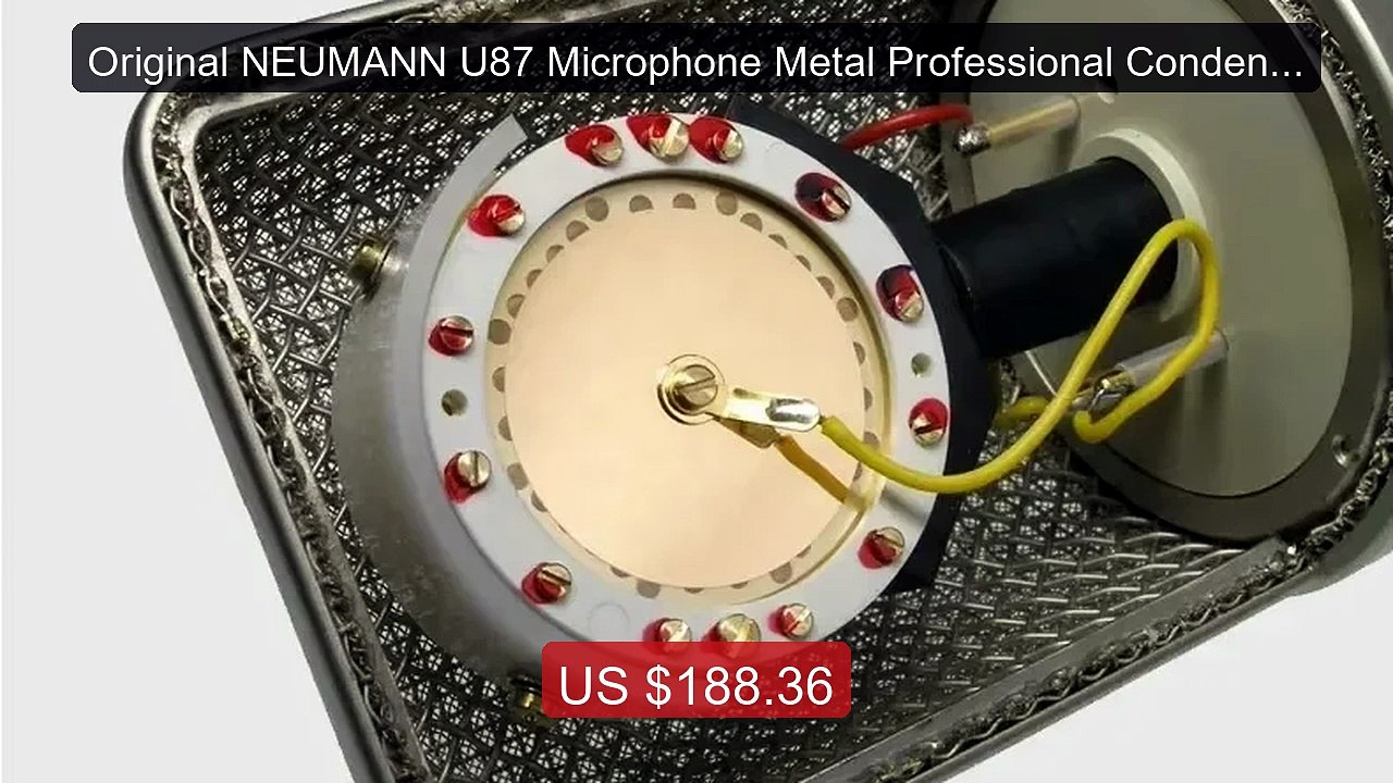 Original NEUMANN U87 Microphone Metal Professio...