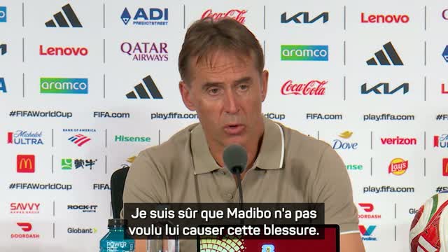 Qatar - Lopetegui : ''Madibo ne voulait pas blesser Koné''