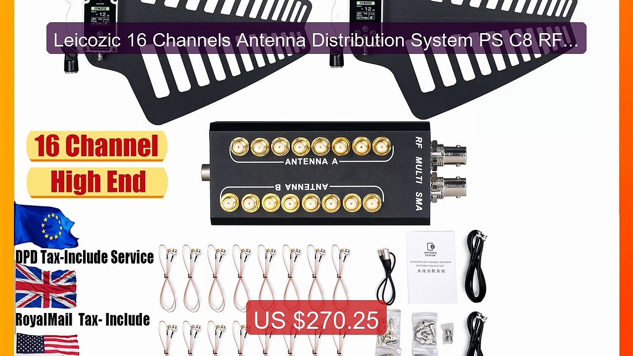 Leicozic 16 Channels Antenna Distribution System PS C8 RF Mult... -- Best Buy 2026 | Great Quality!