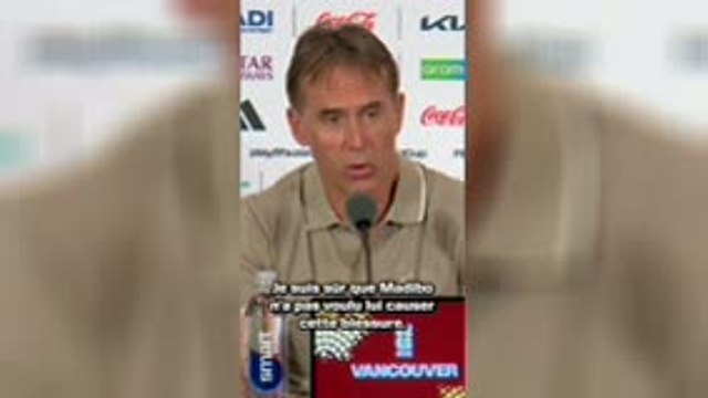 Qatar - Lopetegui : ''Madibo ne voulait pas blesser Koné''
