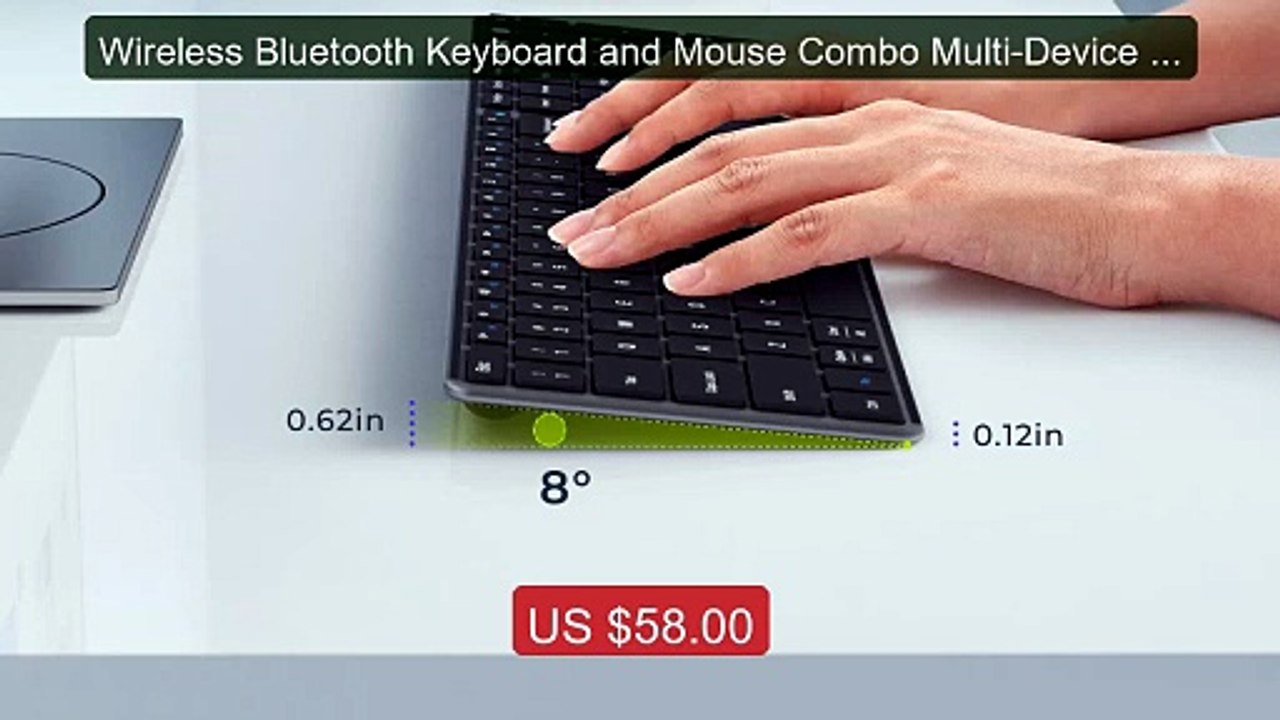 Wireless Bluetooth Keyboard and Mouse Combo Multi-Device Rechargeab... -- Top Rated 2026 | Buy Now!