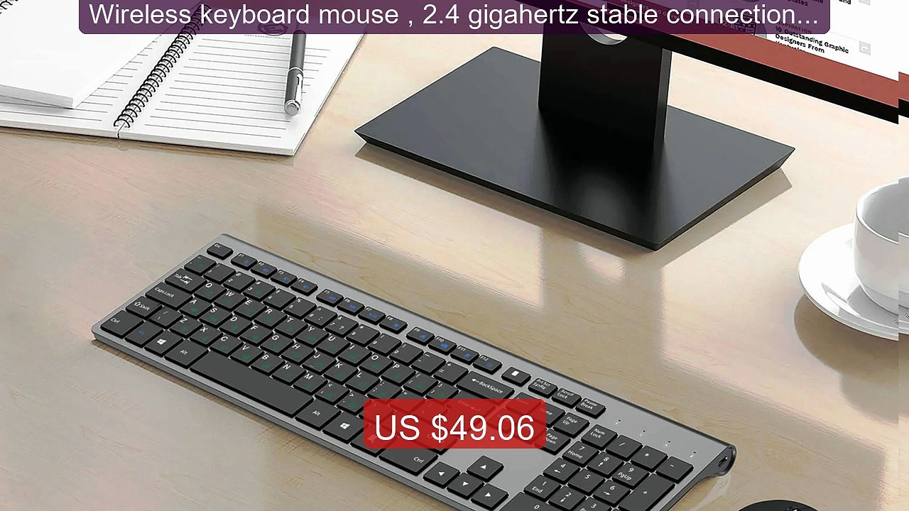 Wireless keyboard mouse , 2.4 gigahertz stable connection rec... -- Amazing Value 2026 | Must Have!