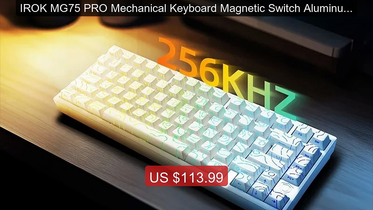IROK MG75 PRO Mechanical Keyboard Magnetic Switch Aluminum RG... -- Amazing Value 2026 | Must Have!