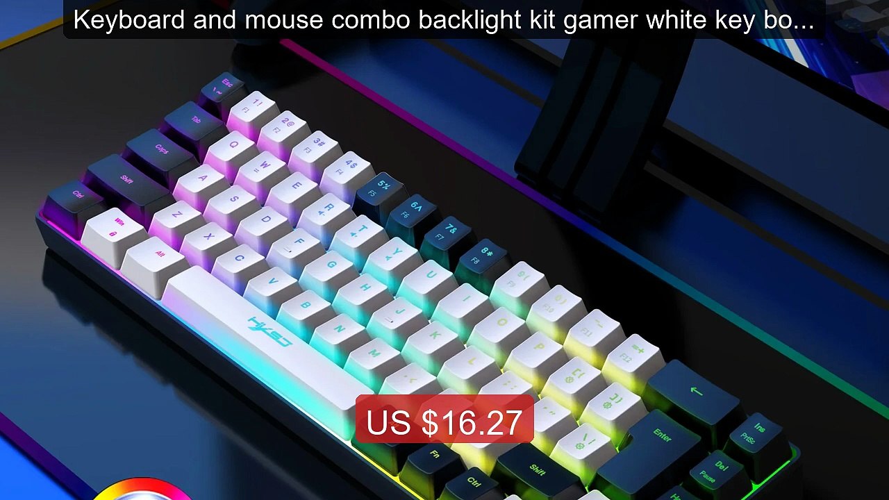 Keyboard and mouse combo backlight kit gamer white key board o... -- Best Buy 2026 | Great Quality!