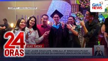 Magna cum laude graduate, kinilala at binigyang-pugay ang amang pedicab driver sa kaniyang graduation speech | 24 Oras