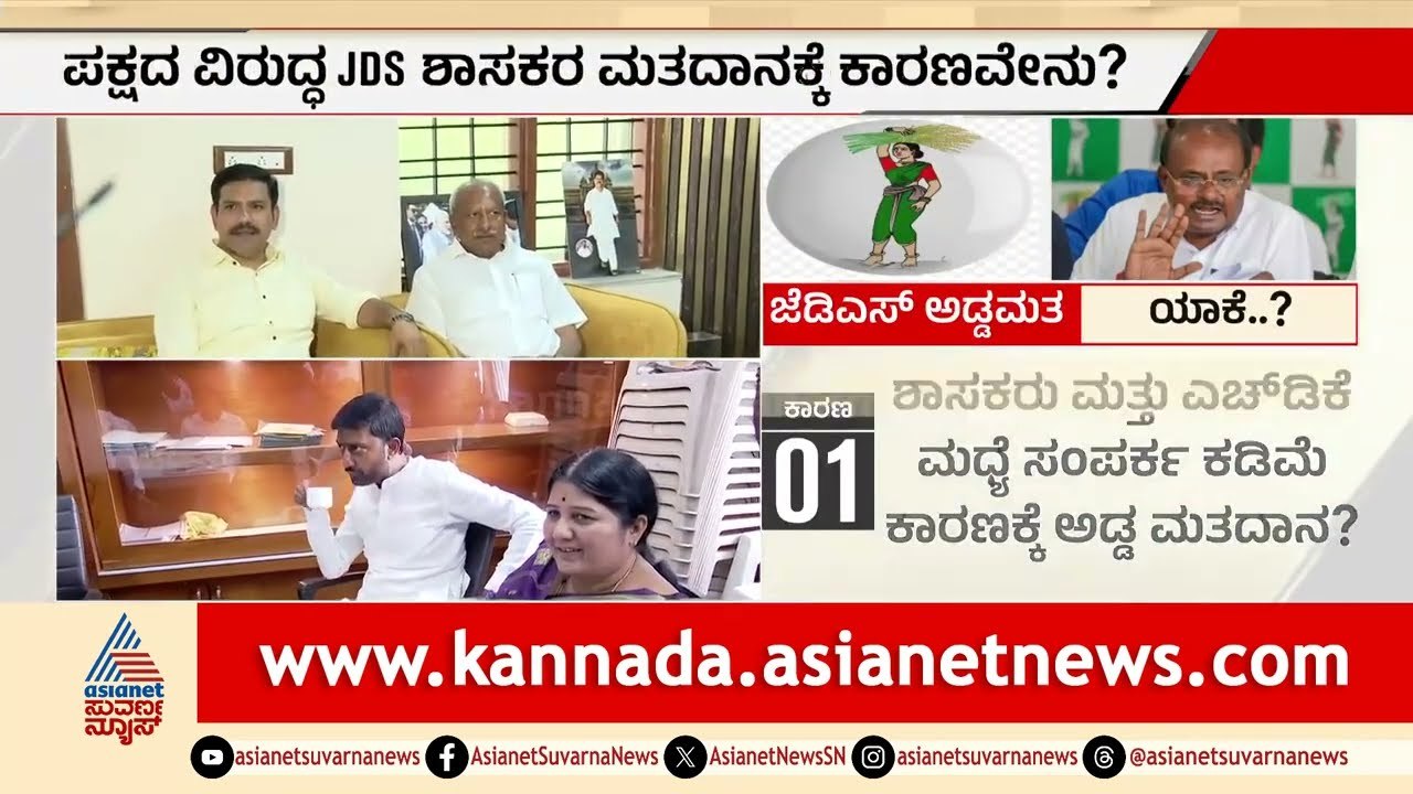 ಬಿಜೆಪಿ-ಜೆಡಿಎಸ್ ಶಾಸಕರು ಅಡ್ಡಮತದಾನ ಮಾಡಲು ಕಾರಣ ಏನು? | MLC Election | BJP-JDS MLAs Cross Voting