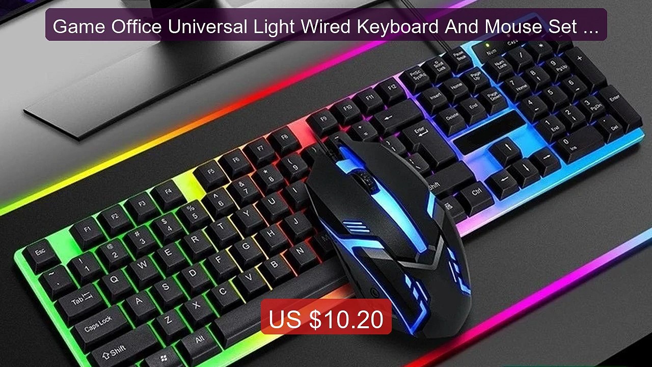 Game Office Universal Light Wired Keyboard And Mouse Set Mecha... -- Hot Deal 2026 | Limited Offer!