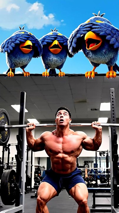 Every gym bro's worst nightmare... 💀🏋️‍♂️ #talkingbirds