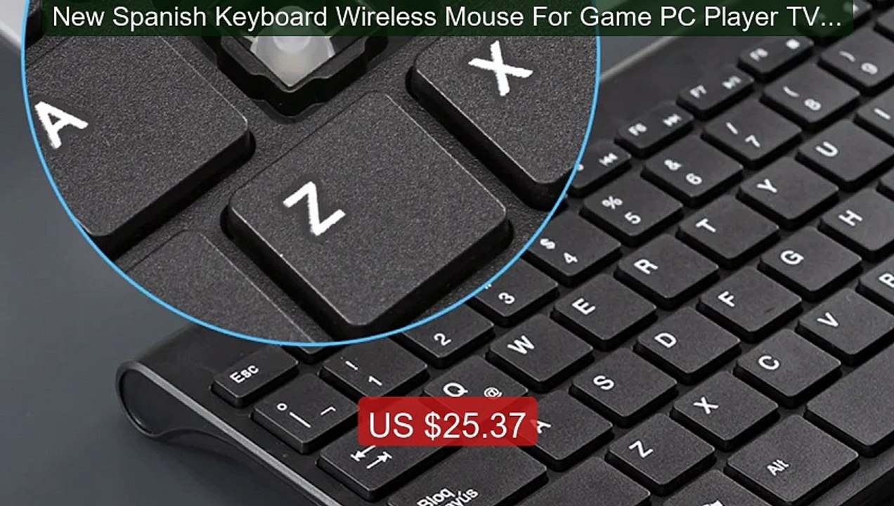 New Spanish Keyboard Wireless Mouse For Game PC Player TV S... -- Top Pick 2026 | Unbeatable Price!
