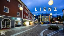 Lienz Austria 🇦🇹 | Cozy Evening Walking Tour in Old Town After Rain | Pearl of the Dolomites 4k