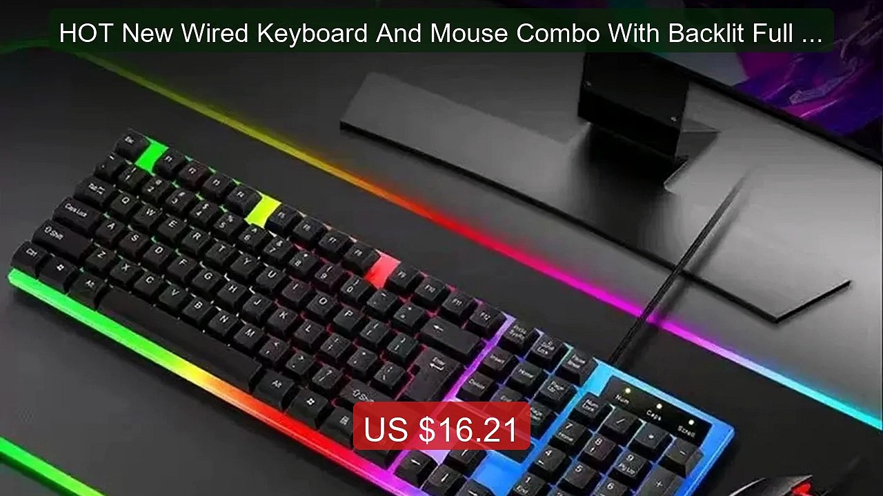 HOT New Wired Keyboard And Mouse Combo With Backlit Full Size... -- Amazing Value 2026 | Must Have!
