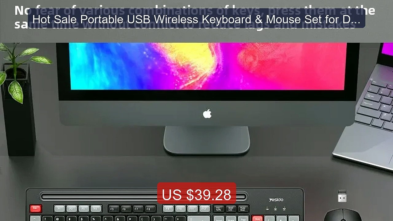 Hot Sale Portable USB Wireless Keyboard & Mouse Set for Desktop & ... -- Best Deal 2026 | Shop Now!