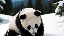 Snow and panda