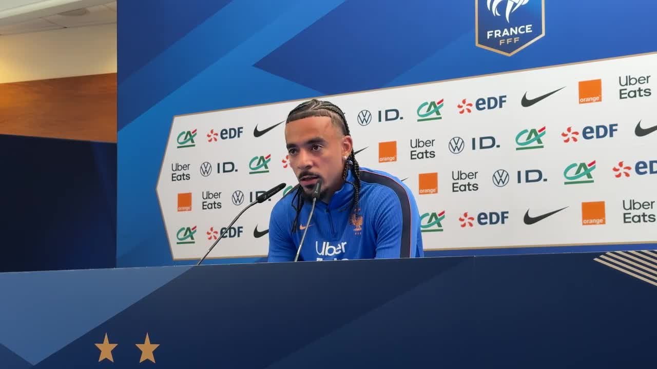 Son état physique, la vie de groupe, la CDM des Bleus… Malo Gusto fait le point avant France - Irak