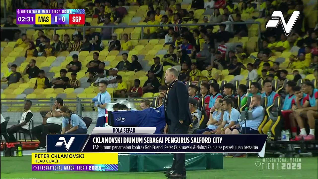 Demi cita-cita, Peter Cklamovski tinggalkan skuad Harimau Malaya dengan tabur khidmat di Salford FC