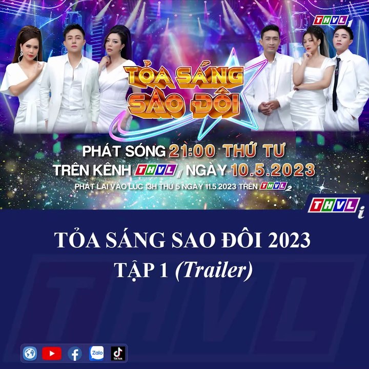 Tỏa Sáng Sao Đôi Mùa 3 | Trailer trên THVL1