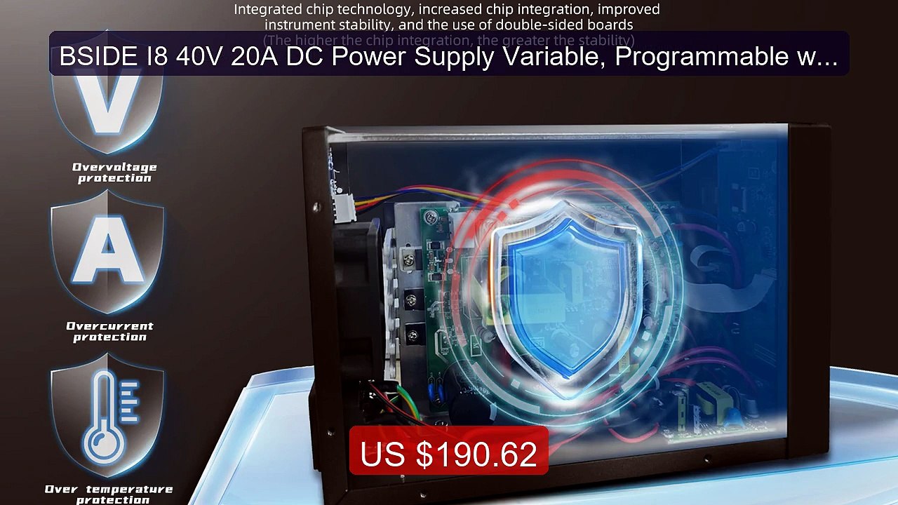 BSIDE I8 40V 20A DC Power Supply Variable, Programmable with E... -- Hot Deal 2026 | Limited Offer!