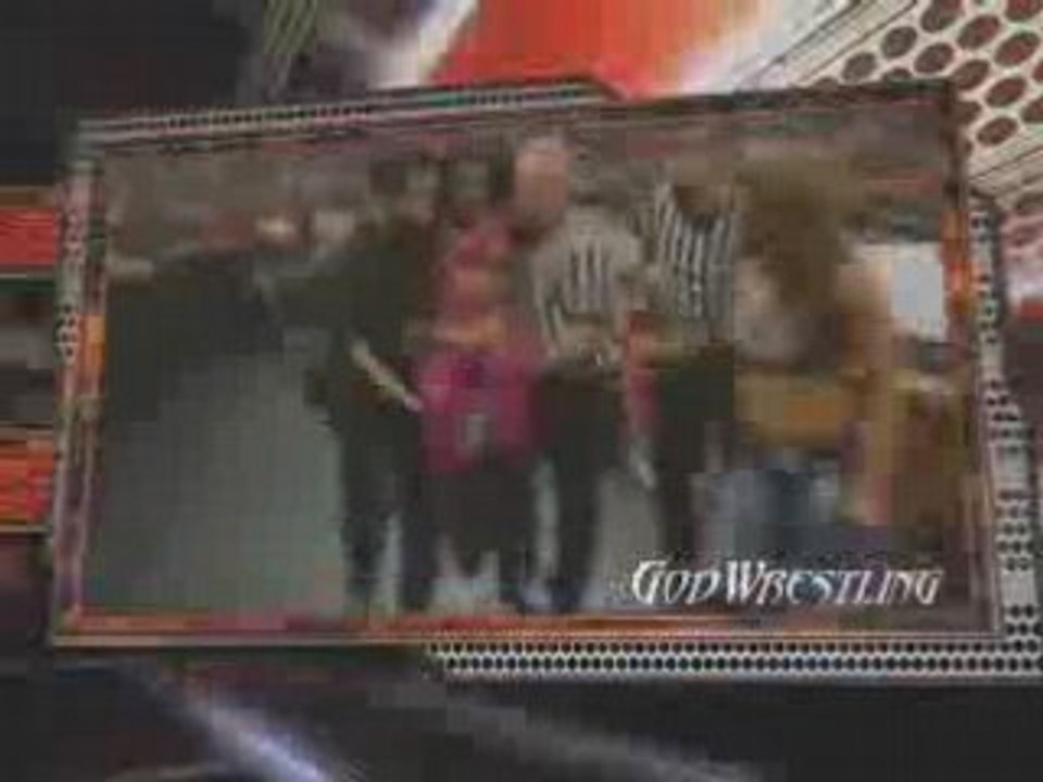 Melina gets hurt on Raw