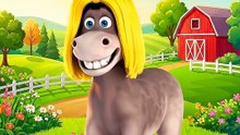 Who is more terrified? 🐀 vs 🐴 #donalddonkey #talkingdonald