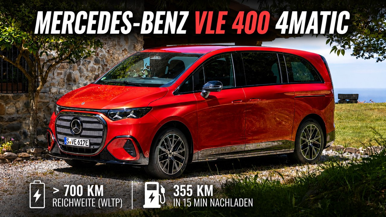 Mercedes-Benz VLE 400 4Matic Patagonia red metallic | Luxus neu definiert