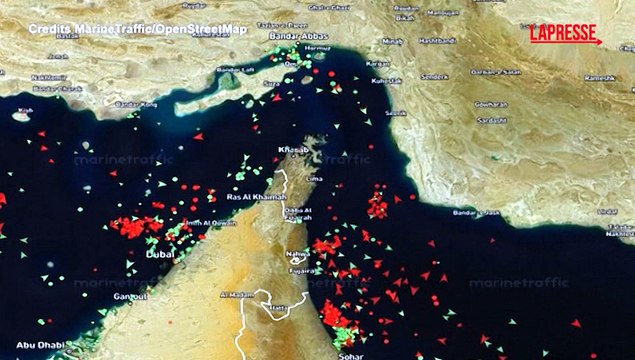 Hormuz, navi tornano a transitare dopo l?intesa tra Usa e Iran: il timelapse