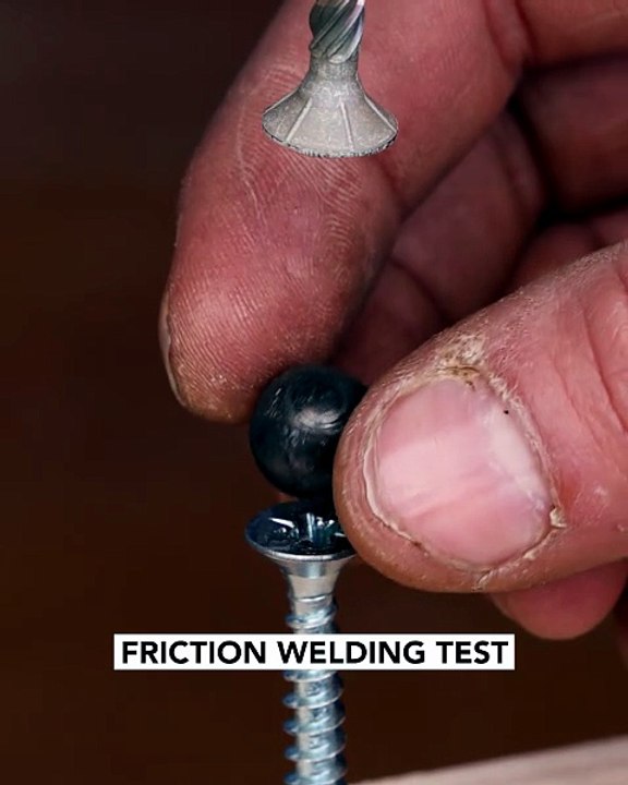 Friction welding in action 💯