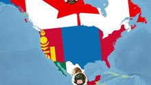 Cosa succederebbe se gli Stati Uniti e la Mongolia si scambiassero di posto?!?