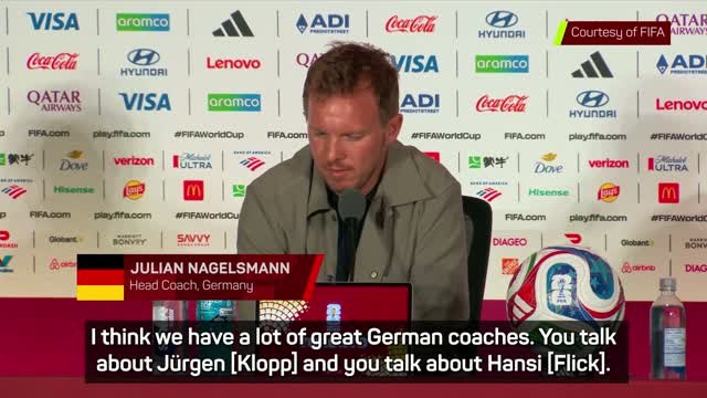 Nagelsmann praises fellow German coaches Klopp & Tuchel