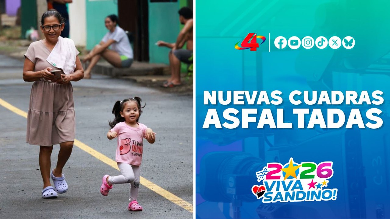 🛣️ Calles para el Pueblo: Alcaldía de Managua inaugura cuadras en el Distrito VI