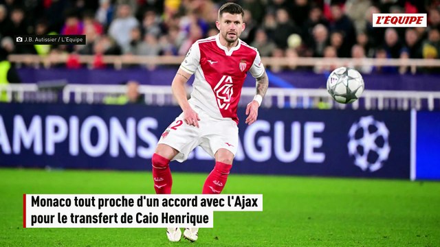 Monaco tout proche d'un accord avec l'Ajax pour le transfert de Caio Henrique - Foot - Transferts - Monaco