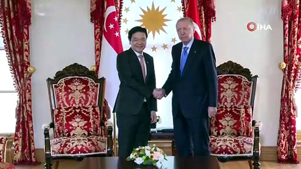 Cumhurbaşkanı Erdoğan, Singapur Başbakanı Lawrence Wong’u kabul etti