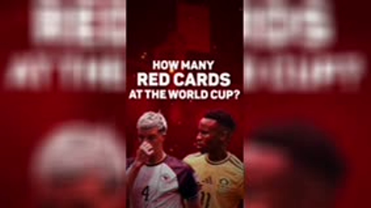 Red cards are flying at the 2026 FIFA World Cup