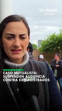 Caso Mutualista: Suspenden audiencia contra exmagistrados