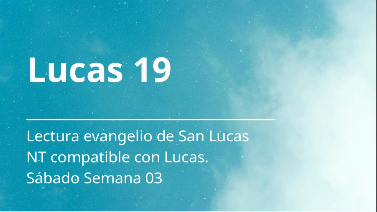 V03u Al inicio de Lucas 19 Zaqueo el publicano