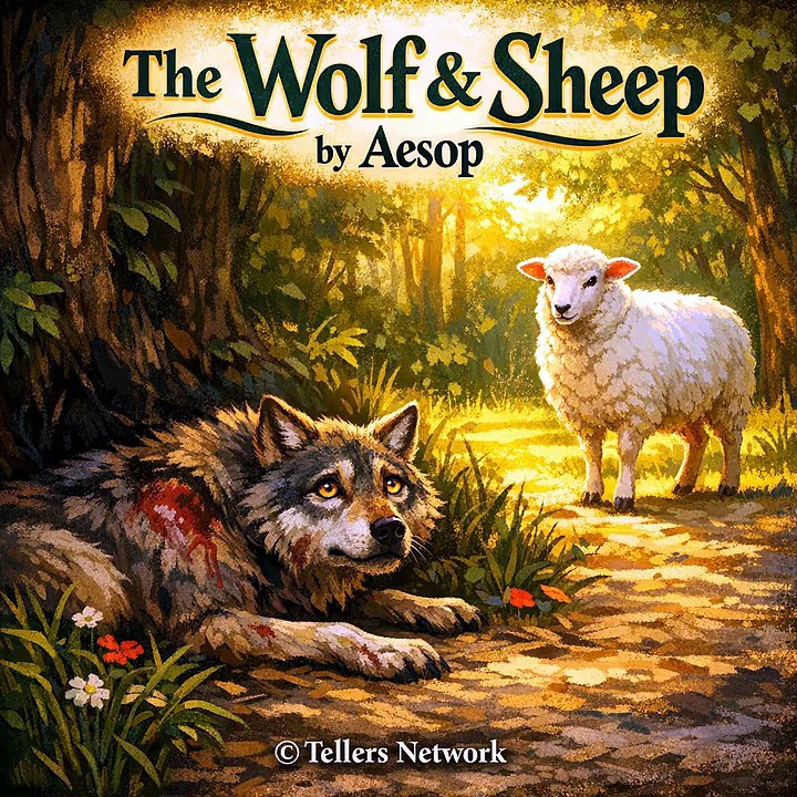 The Wolf & the Sheep by Aesop