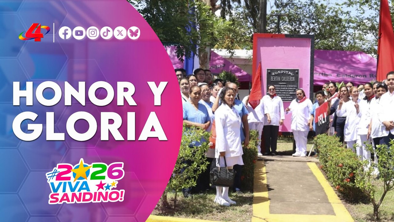 🇳🇮 47 aniversario: Honran el legado histórico de la heroína Bertha Calderón Roque