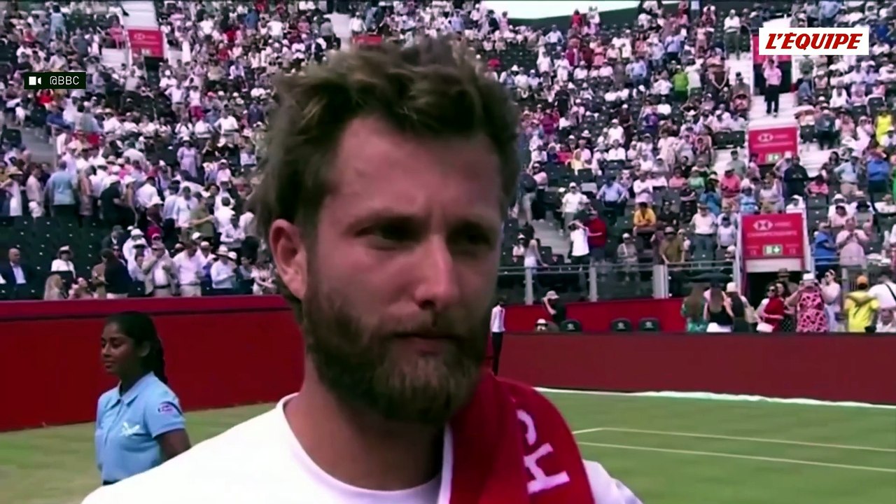 Corentin Moutet écope d'une amende de 35 000 euros pour avoir prononcé le juron « fuck » à sept reprises lors d'une interview d'après-match - Tennis - Queen's