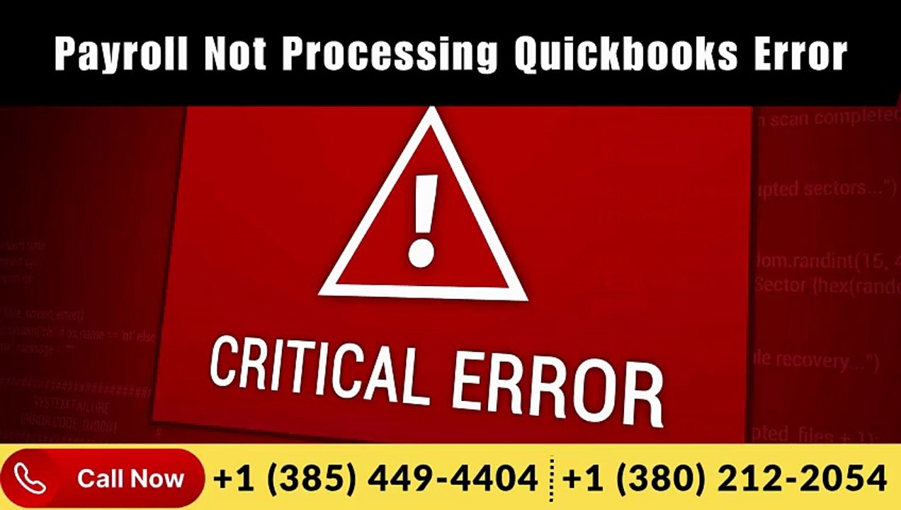 Payroll Not Processing QuickBooks Error | Easy Fixes & Troubleshooting Guide