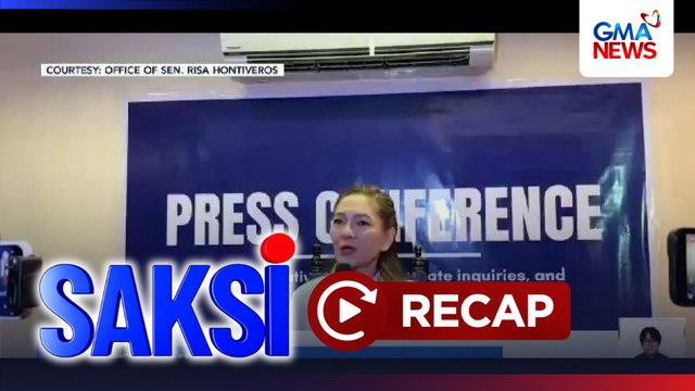 Saksi: (Part 2) Sen. Risa Hontiveros, seryosong kinokonsidera ang pagtakbo sa pagka-pangulo; Alex Eala, natalo ang World No. 2