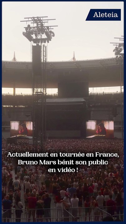 La bénédiction de Bruno Mars !