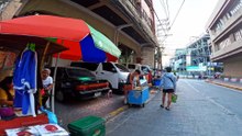 Street Vendors Along San Juan Street in Pasay City in the Philippines