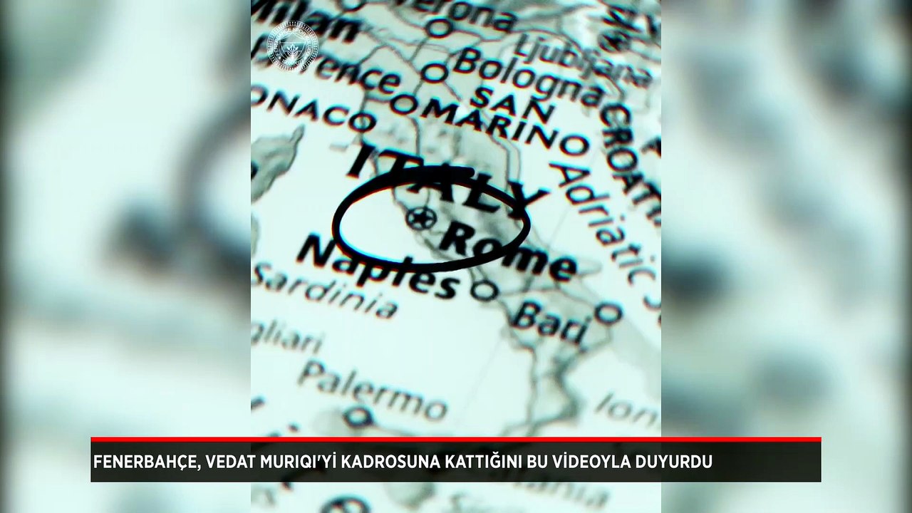 Fenerbahçe, Vedat Muriqi'yi kadrosuna kattığını bu videoyla duyurdu